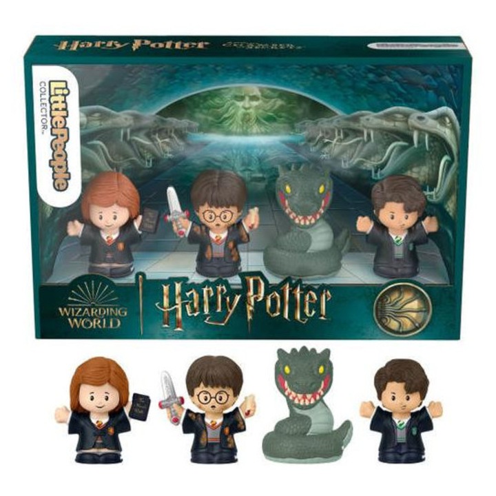Little People Collector Harry Potter és a Titkok Kamrája - 4 db-os figura készlet (HVG46)