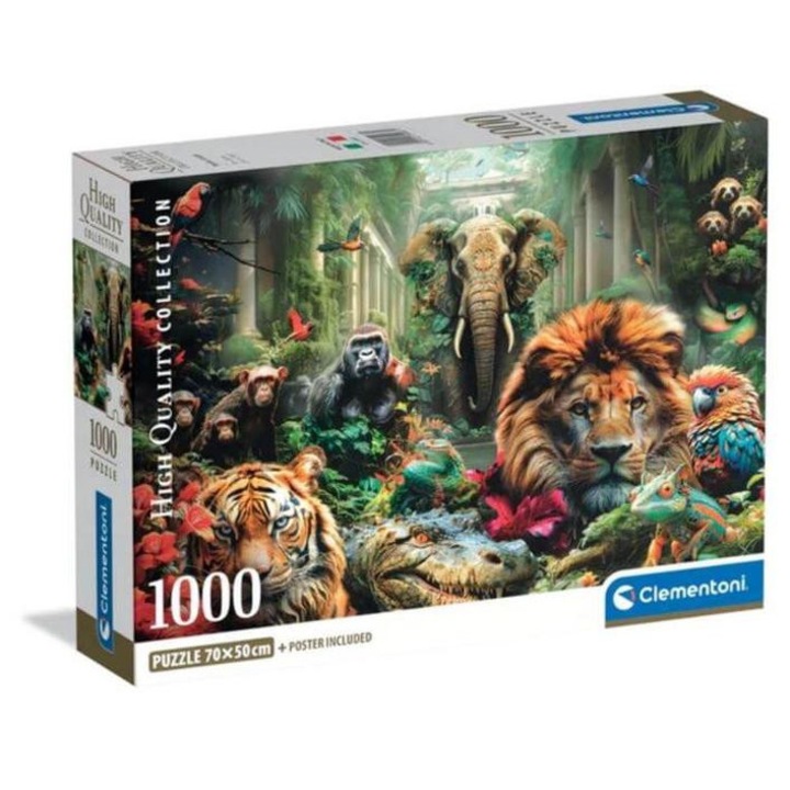 Clementoni 1000 db-os puzzle - High Quality Collection - Mystic Jungle (39987)