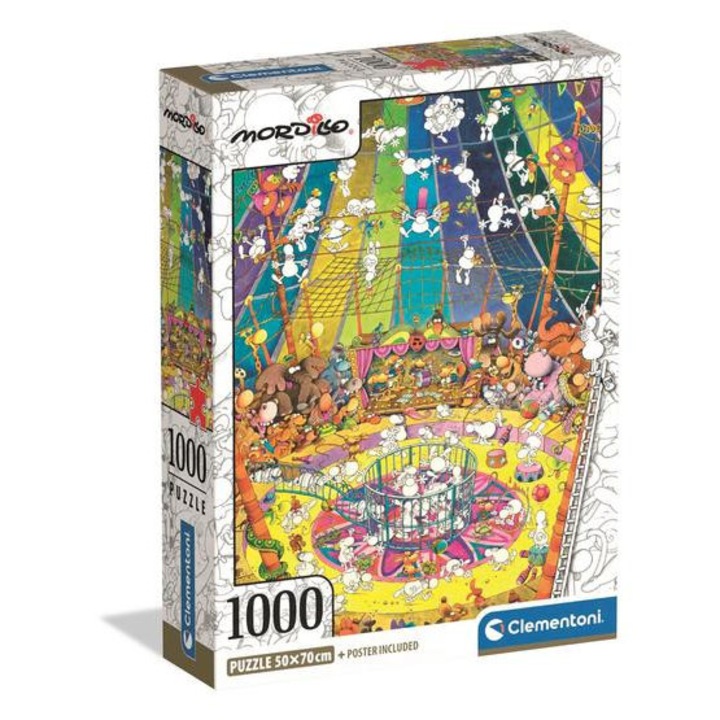 Clementoni 1000 db-os puzzle - Mordillo The Show (39964)