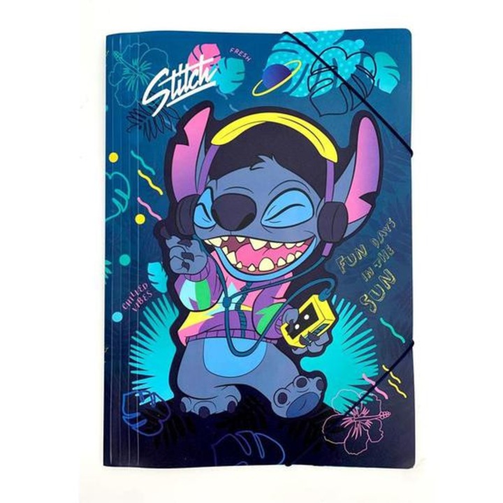Coolpack - Disney - Stitch A/3 gumis mappa (79505PTR)