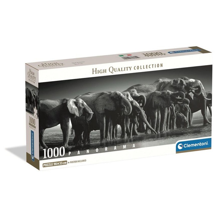 Clementoni 1000 db-os - High Quality Collection - Panoráma puzzle - Herd Of Gigants (39895)