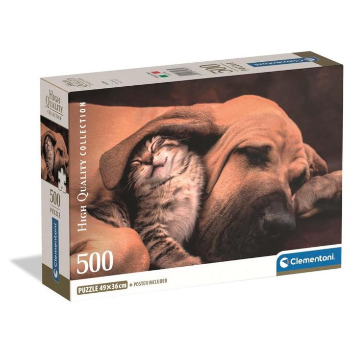 Clementoni 500 db-os puzzle - High Quality Collection - Cuddles (35583)