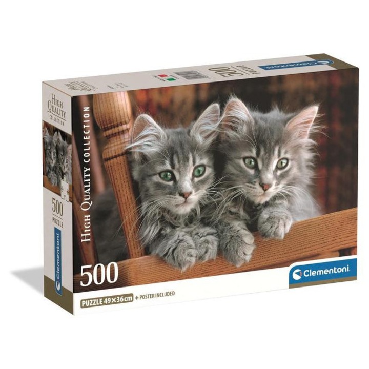 Clementoni 500 db-os puzzle - High Quality Collection - Kittens (35580)