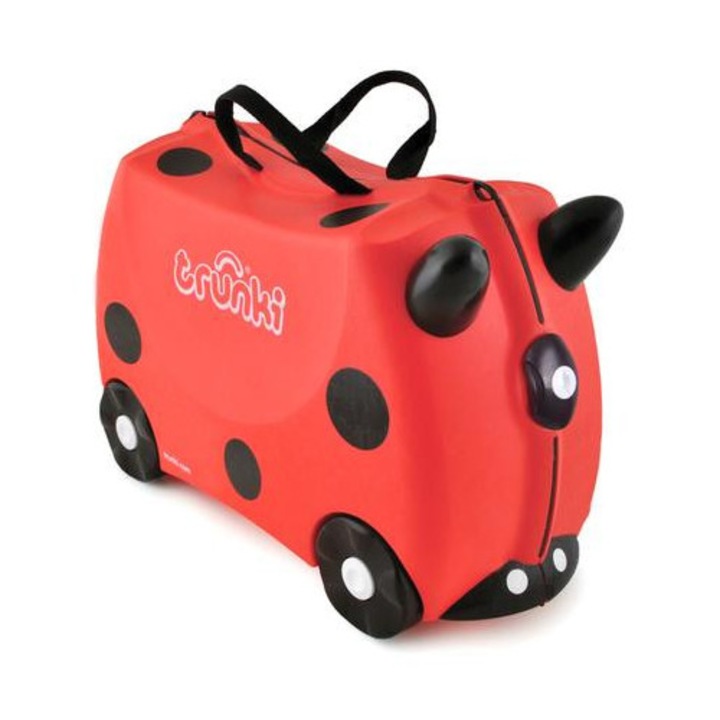 Trunki - Harley, a katicabogár gyermek bőrönd (0009)
