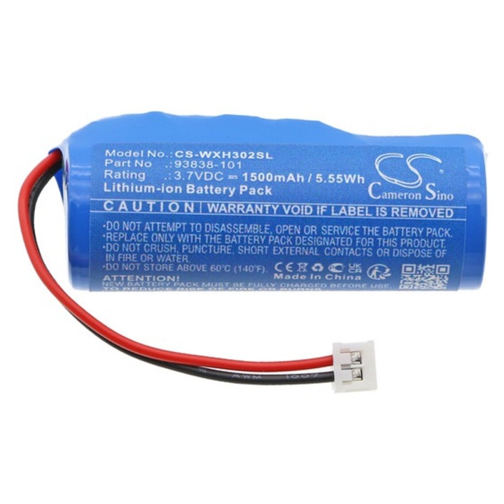 Cameron sino li-ion akkumulátor, 3.7v / 1500mAh, wahl 3024976 kompatibilis kék, gyártói csomagolás