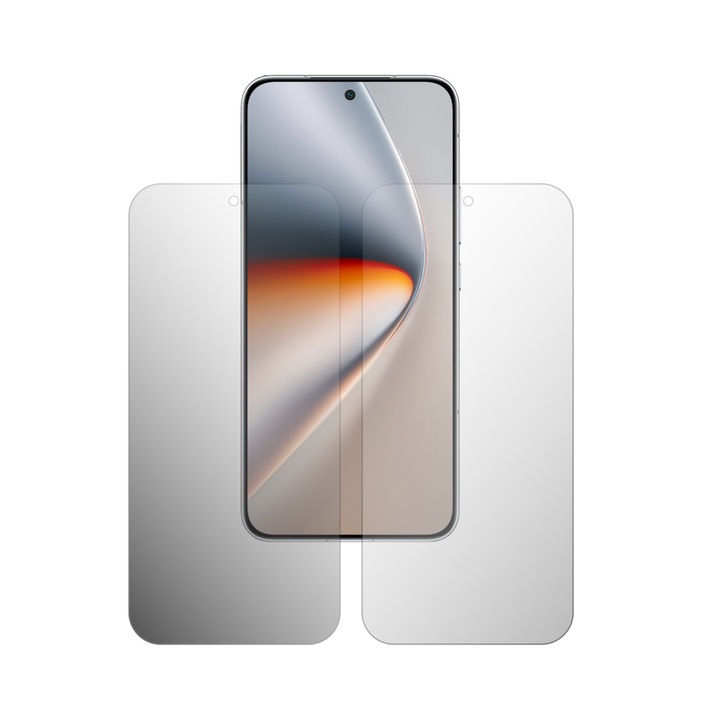 Комплект от 2x iSkinz Matte Screen Protector за Honor GT Pro - подходящ за калъфи, невидим Skinz Matte, против пръстови отпечатъци, антирефлексно покритие, самозалепващ се и гъвкав силиконов протектор