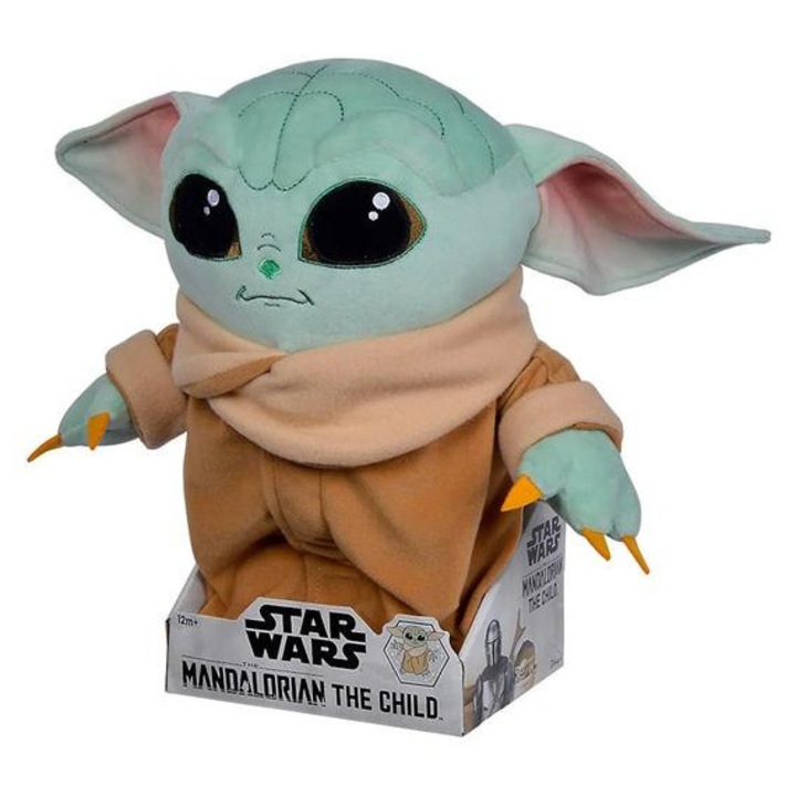 Плюшена фигурка на Star Wars The Mandalorian - Grogu Baby Yoda - 30 см