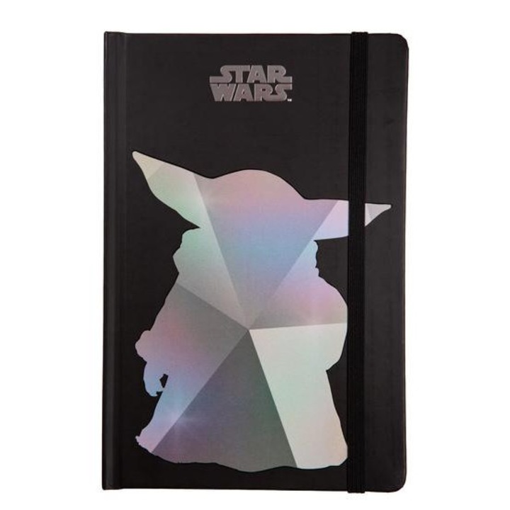 Coolpack - Black Collection - Baby Yoda 80 lapos A/5 jegyzetfüzet