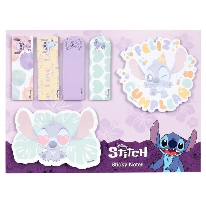 Coolpack - Öntapadós jegyzettömb - Disney Fashion - Stitch - lila (75408PTR)