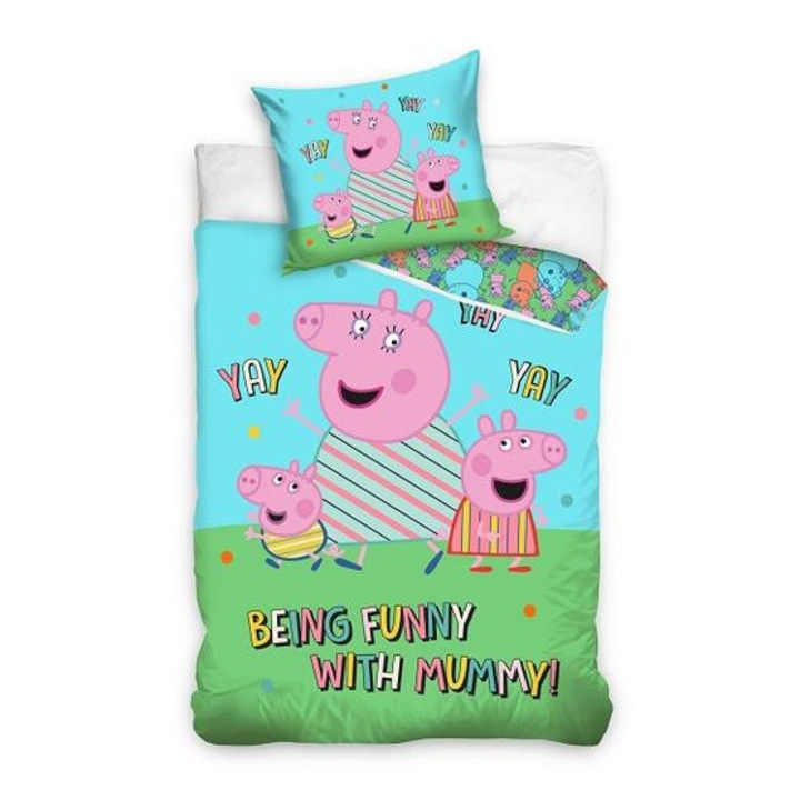Peppa malac ágyneműhuzat szett (PP211044-PP)