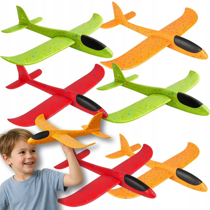 6 db EPP hab repülőgép készlet, 47x49cm, többszínű, PrzydaSie.pl, 3 év feletti gyermekeknek