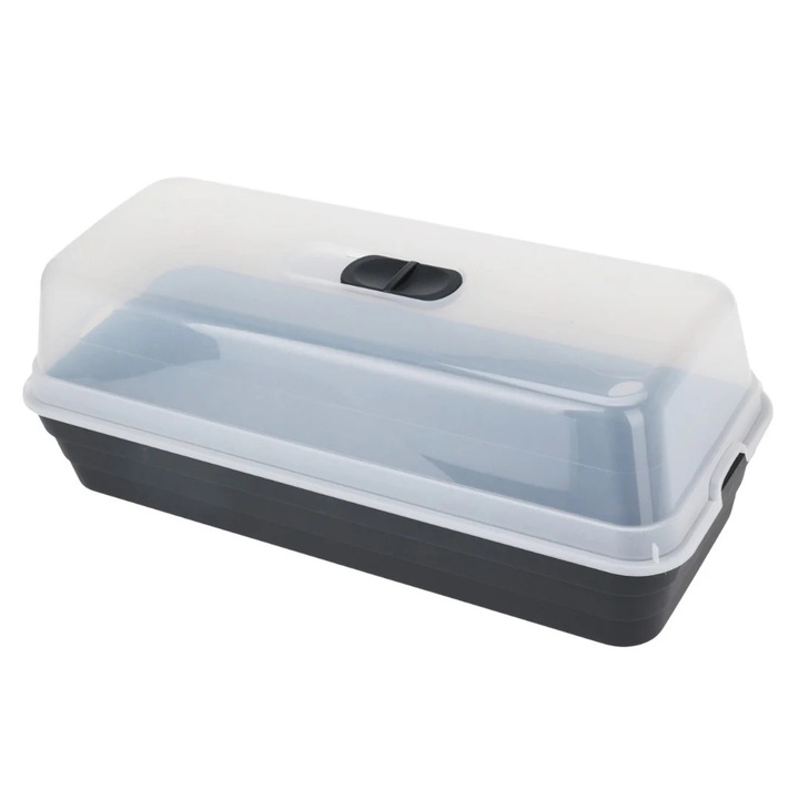 Mini Sera Profesionala cu Capac si Aerisire Reglabila – 53x23x20 cm, Ideala pentru Rasaduri si Seminte