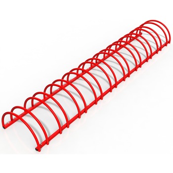 Suport stradal bicicleta cu 10 sloturi -model 0022-10 Rosu Suport stradal bicicleta cu 10 sloturi -model 0022-10 Rosu