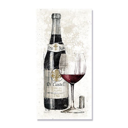Tablou Canvas - Pencil Wine I, 50 x 100 cm