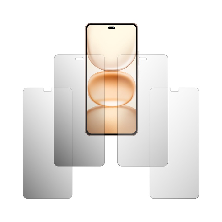 Set 4X Folie Protectie Ecran Folie24, pentru Honor Power, 2X Ultra-Clear + 2X Mate, Acoperire Full-Display si Case-Friendly, Adezive, Flexibile cu Auto Regenerare