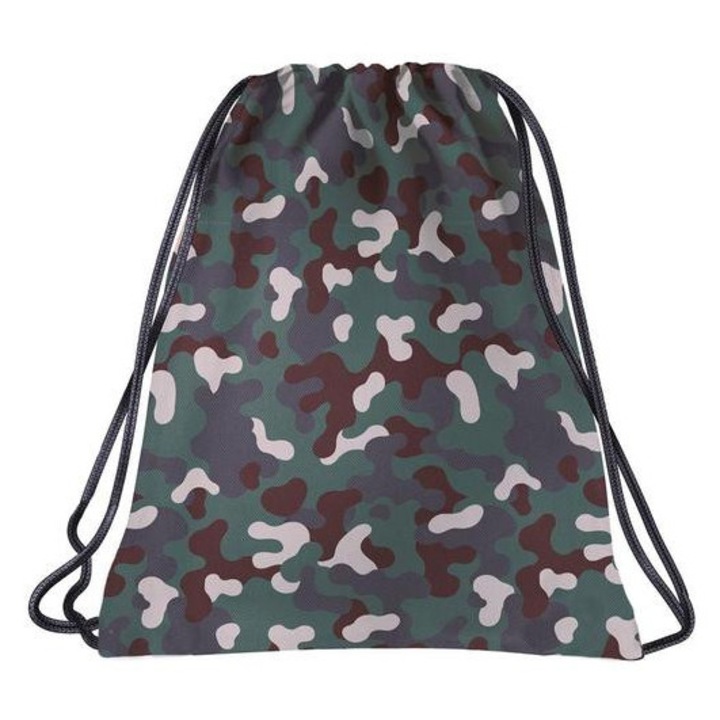 Geanta de sala BackUp Camouflage - Verde Moro