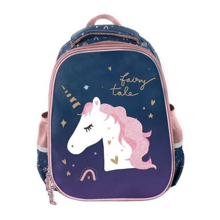 Ергономична ученическа чанта с еднорог - готина (PP23JN-565)