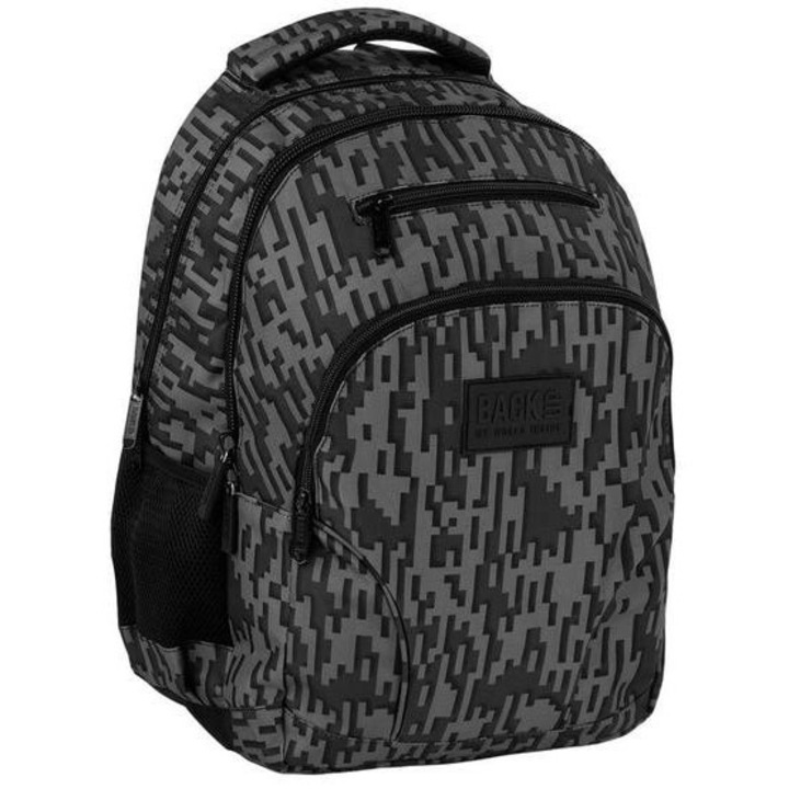 BackUp hátizsák - 2 rekeszes - Black, grey (PLB7W58)