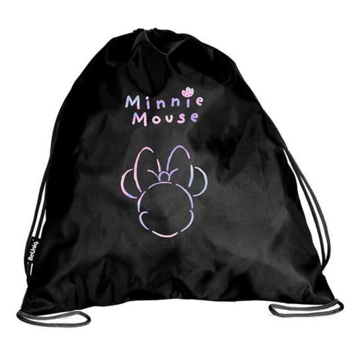 Спортна чанта BeUniq Minnie - Черна, холографска (DM25MB-714)