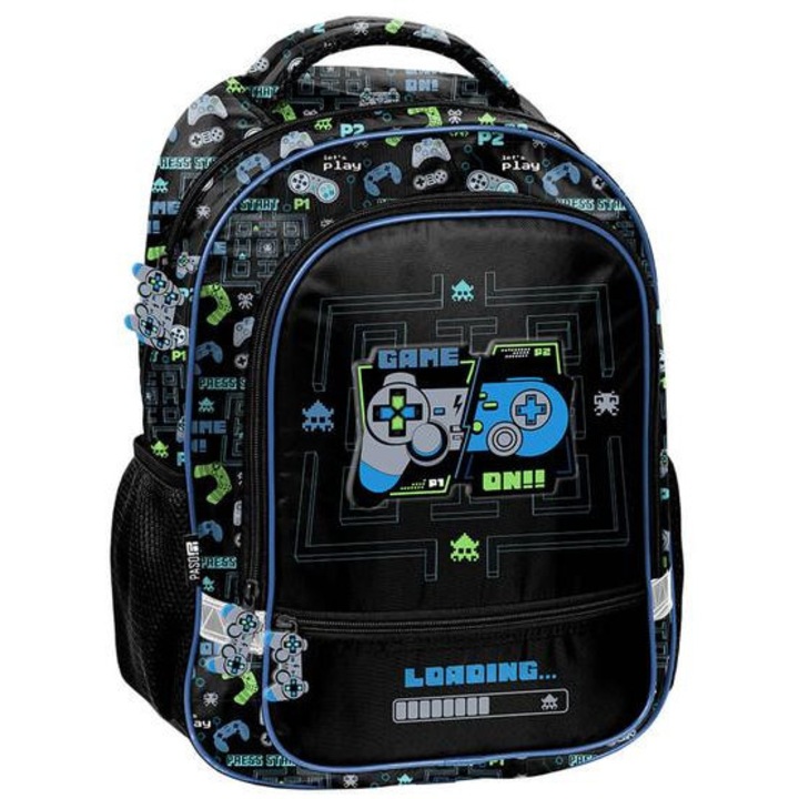 Ghiozdan scoala, PASO, 2 compartimente, Game On PP25GI-260