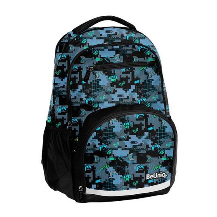 Ученичка BeUniq, раница - 2 отделения - камуфлажен модел (BU25GR-2804)