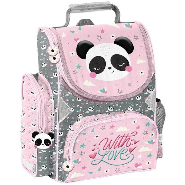 Ергономична ученическа чанта Panda - С любов (PP25PB-525)