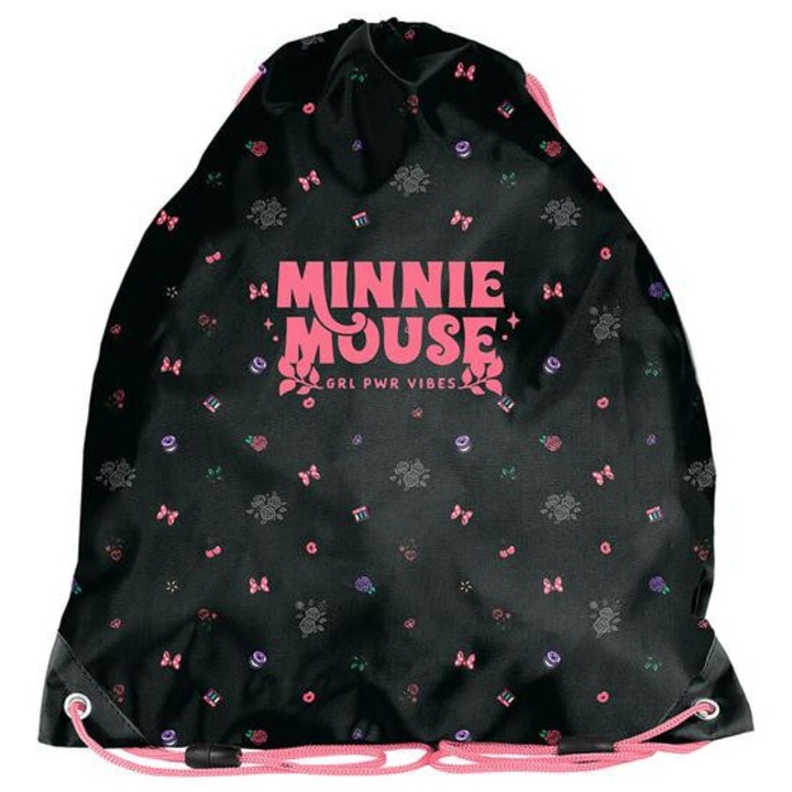 Minnie Mouse tornazsák - Fekete, Masnis (DM25XX-712)