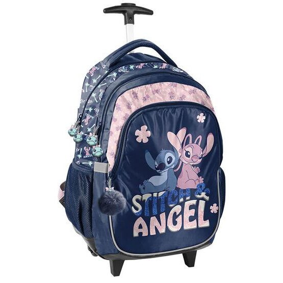 Ghiozdan cu rotile, PASO, Stitch, Rucsac, Sitch Angel DS25CC-997