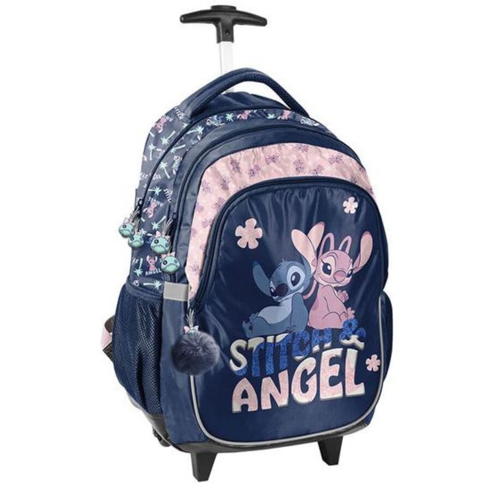Stitch gurulós iskolatáska, hátizsák - Sitch Angel (DS25CC-997)