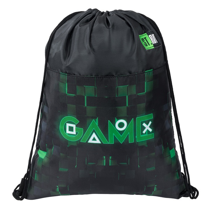 Sac Sport, Colectia St Right - Green Game SO01 43x34cm
