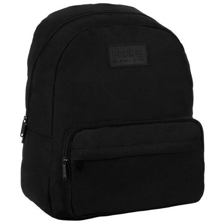 Ученичка BackUp, раница - 1 отделение - Черна (PLB7C56)