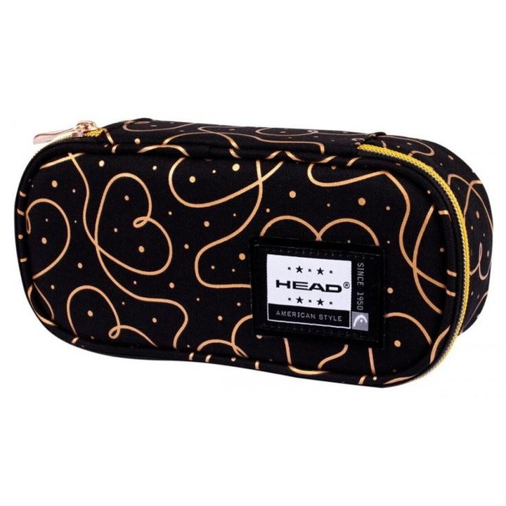 Golden Hearts ovális tolltartó - Head