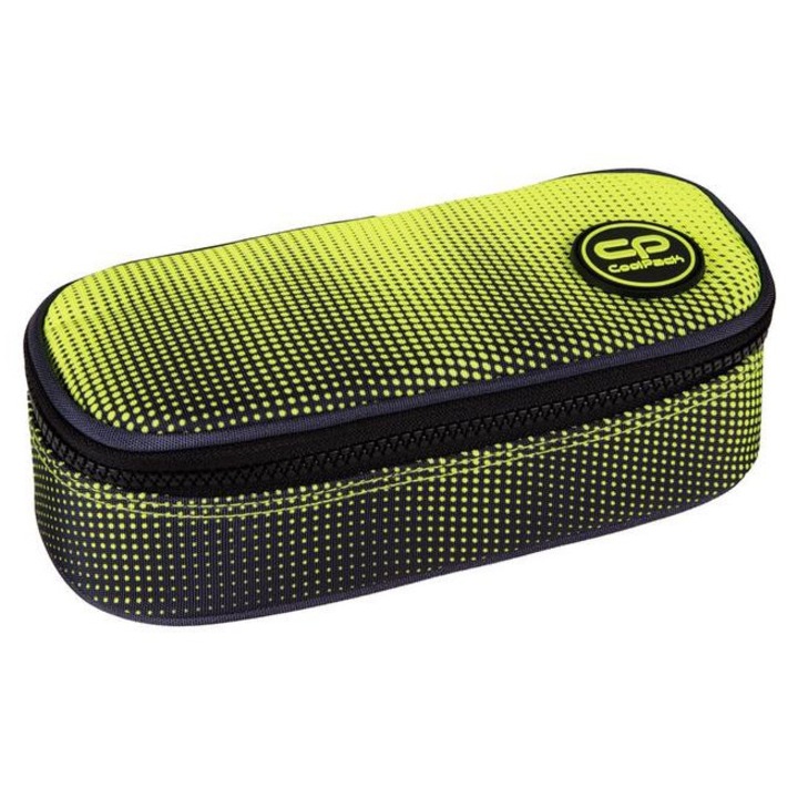 Penar neechipat oval CoolPack Campus Gradient Lemon, 23 x 9 x 5 cm, Negru/Galben