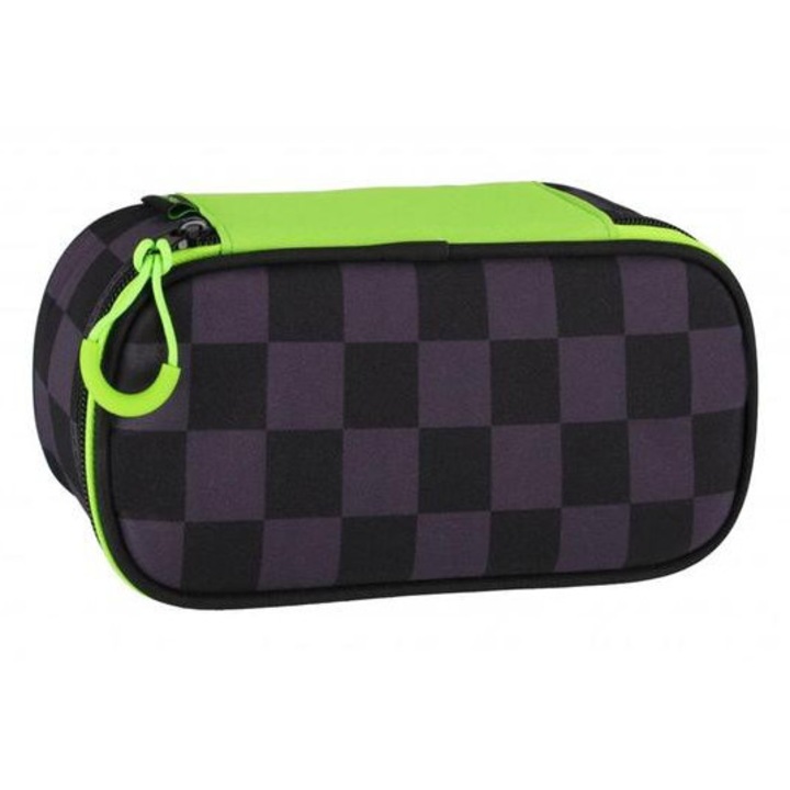 Овална поставка за химикалки за скейтборд - карирана (527260)