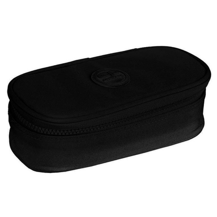 Ученически несесер CoolPack Campus, Black collections, Без съдържание, Черен