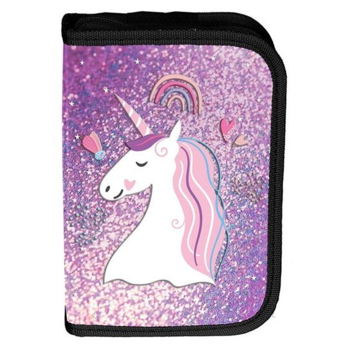 Unikornis tolltartó - Black, Pink (PP25JO-001BW)