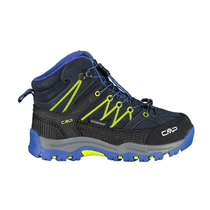 Bocanci copii CMP Rigel Mid Trekking 3Q12944 - Albastru/Lime 29