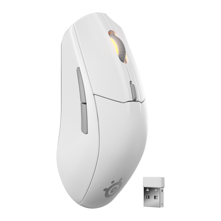 Мишка Геймърска мишка SteelSeries Rival 3 Gen2 Wireless - White STEEL-MOUSE-62524