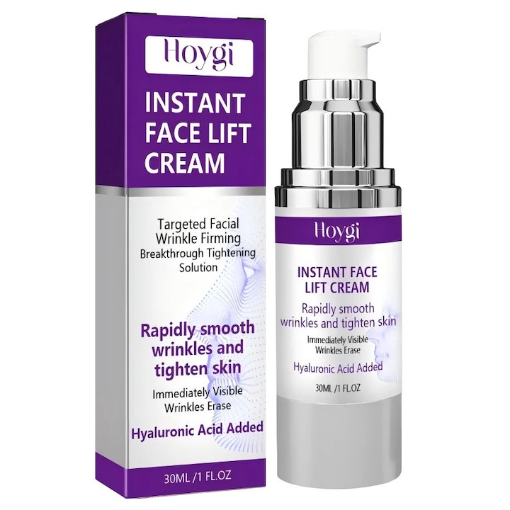 Crema de lifting facial, hidratare intensiva, formula non-grasa, elasticitate imbunatatita