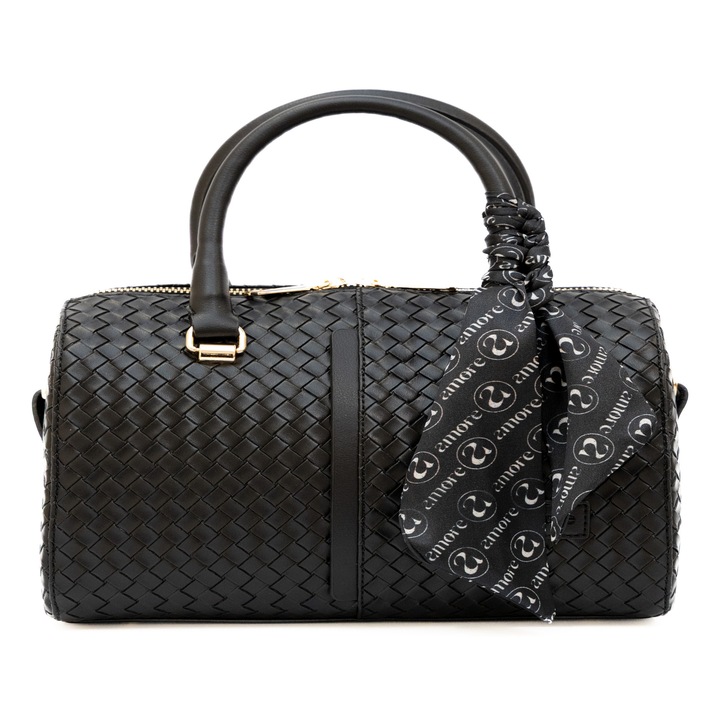 Klasszikus női táska, AMORE Beatrice, fekete
