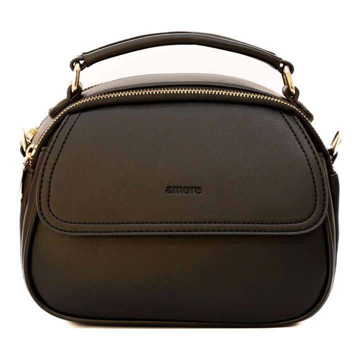 AMORE Bags Camilla taska, Fekete, 18смХ24смх10см