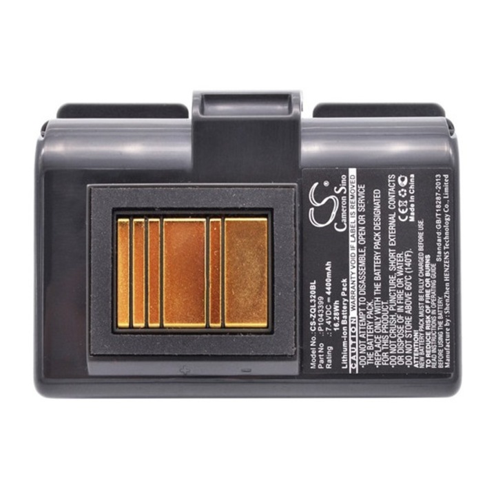 Cameron sino li-ion akkumulátor, 7.4v/4400mAh, zebra at16004 kompatibilis, gyártói csomagolás