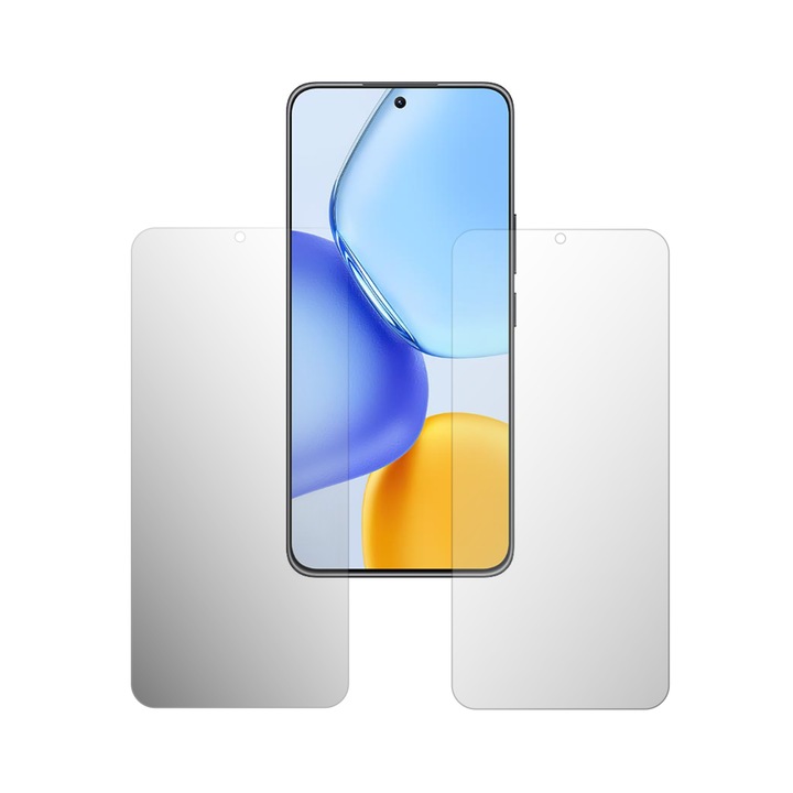 Комплект от 2x iSkinz Matte Screen Protector за Honor X60 GT - съвместим с калъф, невидим Skinz Matte, против пръстови отпечатъци, антирефлексно покритие, самозалепващ се и гъвкав силиконов протектор