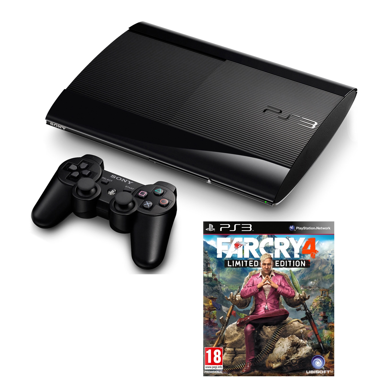 The owner Purchase Adult Consola Sony Playstation 3 Slim 500 GB + Joc Far Cry 4 - eMAG.ro