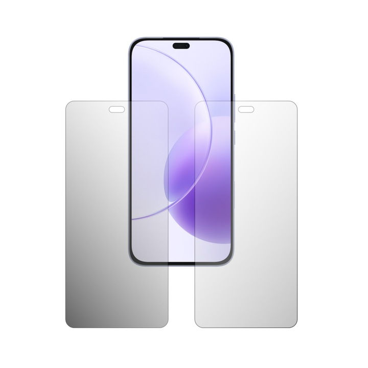 Комплект от 2 протектора за екран iSkinz за Honor X70i - пълно покритие, невидим Skinz HD, ултра прозрачен силикон с пълно покритие, лепен и гъвкав