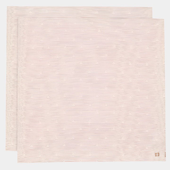 Pamut muszlin, 2 db-os szett, 115 x 115 cm, Miffy Stripe