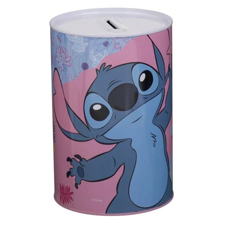 Lilo és Stitch fém malacpersely Ø10x15cm