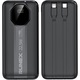 Baterie Externa Runex®, Model PB900, 20.000mAh, Power Bank Portabil, Incarcare Rapida 22.5W, 3 Porturi, Display LED, Compatibil Apple, Samsung, Universal, Acumulator 2 Cabluri, Type-C, Lightning