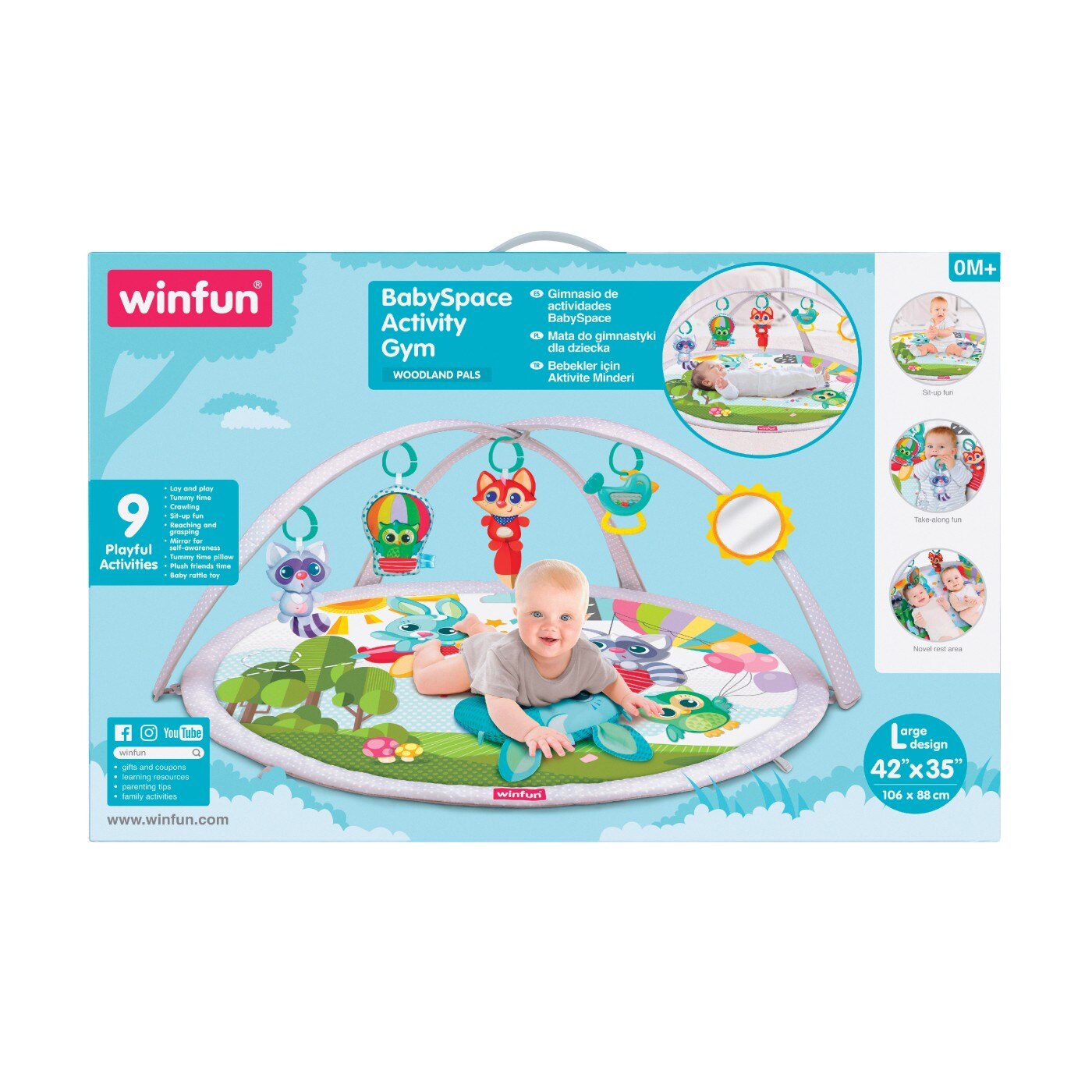Saltea de joaca Winfun - Activity Gym