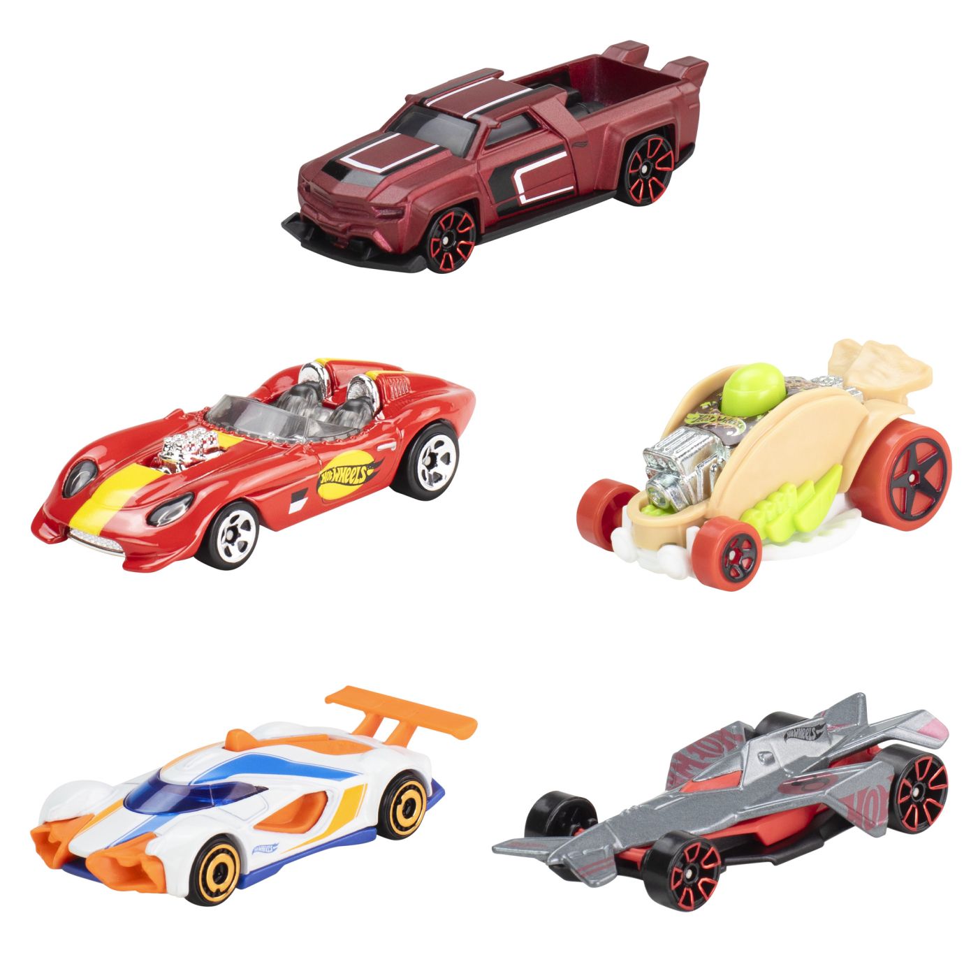 Set 5 masinute Hot Wheels - Lets Race - eMAG.ro